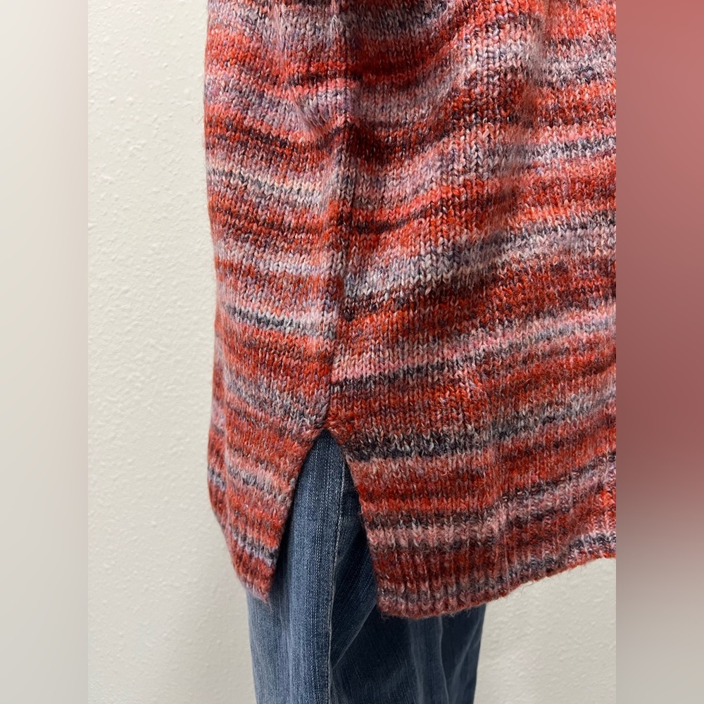 BELLE BOHO by Kim Gravel Rainbow Yarn Turtleneck Sweater EUC - Picture 5 of 10